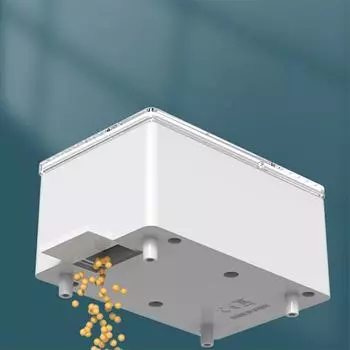 ABS автоматическая кормушка для рыб для аквариума цифровая точная кормушка для кормления автоматический дозатор еды для аквариума с таймером светодиодный дисплей 150ML белый