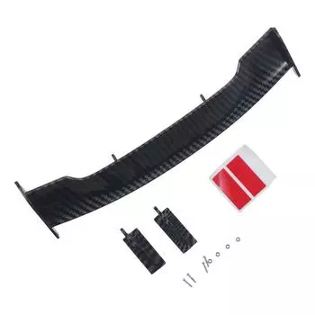 ABS автомобильный мини-спойлер 24,5*6,5*4 см карбоновое волокно черного цвета карбоновое волокно черного цвета заднее крыло автомобиля универсальный автомобильный мини-спойлер трава зеленый