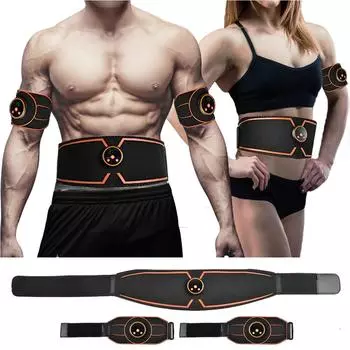 Abs Belt Тренажер для пресса EMS Стимуляция мышц Электрический тренажер Тонизирующие пояса для тренировки рук Фитнес Оборудование для домашнего спортзала