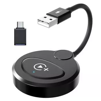 ABS беспроводной автомобильный Play адаптер автомобильный Play адаптер поддержка Net-flix/-Tube/TK APP для автомобиля 2016 чёрный