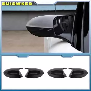ABS Black M Style Car Side Rearview Mirror Cover Cap Replacement For BMW E89 Z4 2009-2018 Car Door Rear View Mirror Cover Case