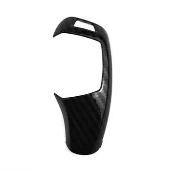 ABS Carbon Fiber Gear Shift Knob Cover Trim For For BMW E60 E70 E71 5 Series X5 X6 Gear Shift Handle Sleeve Button Cover