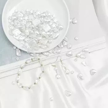 ABS глянцевый нерегулярный имитация жемчуга DIY ювелирные аксессуары ручной работы для ожерелья, браслета, изготовление ювелирных изделий, аксессуары для ювелирных изделий 1