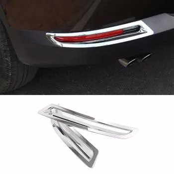ABS хром для Tiguan 2010 2011 2012 2013 2014 2015 автомобильный задний противотуманный абажур крышка противотуманной фары отделка автоаксессуары Стайлинг