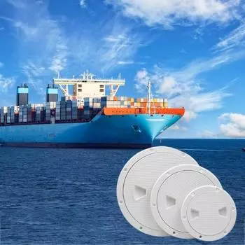 ABS Inspection Hatches Cover 4/6/8 Inch Round Deck Access Suitable for Boat Yacht