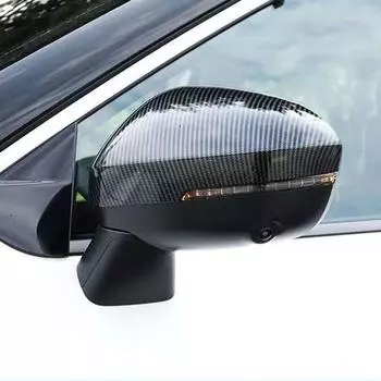 ABS карбон для Mitsubishi Outlander 4 PHEV, автомобильное боковое зеркало, крышка зеркала заднего вида, украшение, аксессуары для украшения 2022 ABS Carbon
