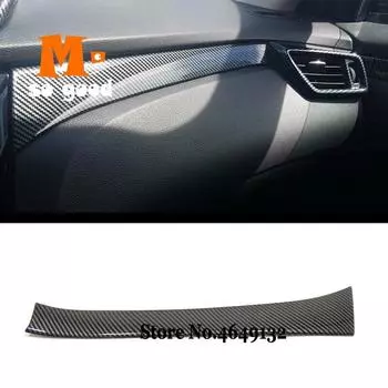 ABS карбоновый матовый для Nissan X-trail T32 Qashqai J11 Sport 2014-накладка на центральную панель управления автомобиля, аксессуары