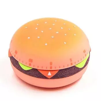 ABS Креативный таймер для бургеров Кухонный таймер Студенческий учебный таймер Напоминание Механический таймер обратного отсчета Подарки для друзей Новый