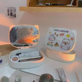 ABS маленькое складное настольное зеркало для макияжа большое космическое настольное зеркало для макияжа