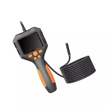 ABS Metal IPS Screen Memory Card IP68 Waterproof Nonslip Handle Replacement Industrial Endoscopes Inspection Camera 8mm lens 2m