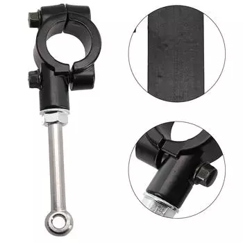 ABS+Металлическая боковая подставка для мотоцикла, черная, удлиненная боковая подставка