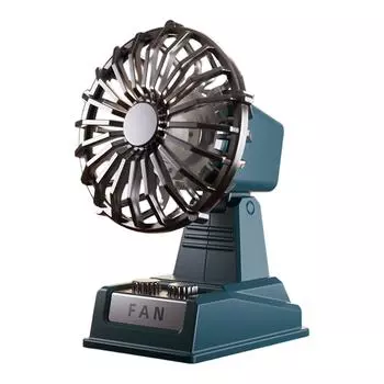 ABS Mini Fan Rechargeable Nostalgic Classic Small With Low Noise Portable Mini Fan Rechargeable Fan