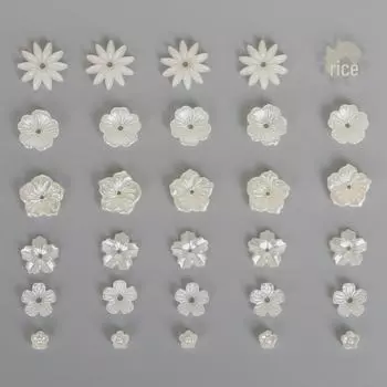 ABS Pearl Bow Star Heart Patch DIY Hair & Phone Accessories