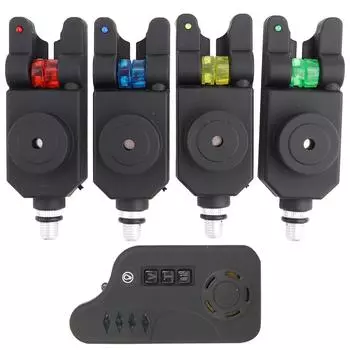 ABS Пластик Рыбалка Электронный Сигнализатор Поклевки Рыбы Finder Звуковой Сигнализатор