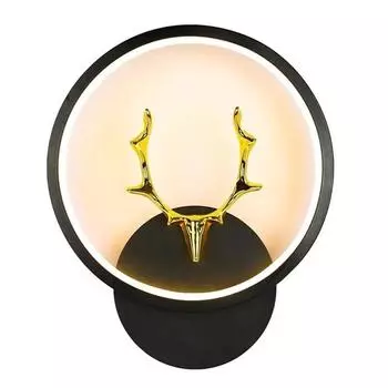Abs Plastic Led 3 Color Home Decor Fancy Wall Indoor/Outdoor Decorative Lights -(Warm+Natural+Coolwhite) (1, Hiranhead-Round)