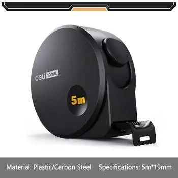 ABS пластик 5 м ручная высокоточная бытовая деревообрабатывающая стальная лента линейка утолщение самоблокирующаяся измерительная лента