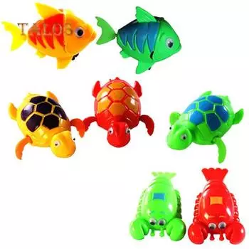 ABS пластик детский мультфильм весло мыть ванну игрушка для купания заводные животные игрушки подарок для детей