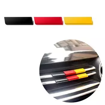 ABS пластик Франция/Германия/Италия флаг эмблема передняя решетка решетка крышка отделка подходит для Peugeot 301 408 2008 3008 5008 новый 308