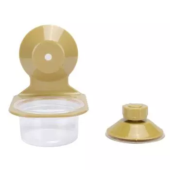 ABS Пластиковая кормушка для домашних животных и рептилий, фиксированная подвесная миска для разведения воды, инструмент для кормления, одинарный