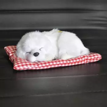 ABS плюшевые собаки украшение автомобиля украшение имитация спящей собаки игрушка автомобильная приборная панель декор украшение милые автомобильные аксессуары