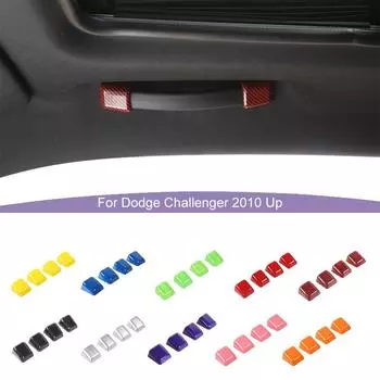 ABS ручка для украшения крыши наклейка подходит для Dodge Challenger 2010 Up автомобильный орнамент аксессуары для интерьера фиолетовый
