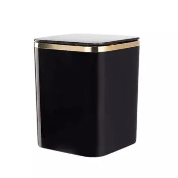ABS широкое применение и легкость в использовании, контейнер для мусора для управления настольным мусорным баком, контейнер для отходов чёрный