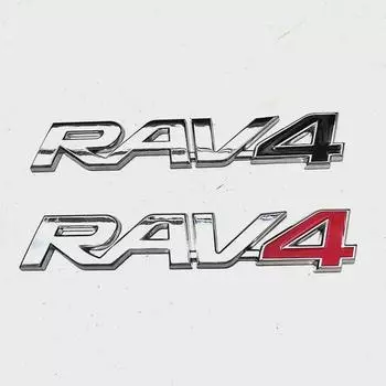 ABS Стайлинг автомобиля для RAV4 RAV-4 логотип автомобиля буква задняя дверь багажника наклейки эмблема значок наклейка автоаксессуары чёрный