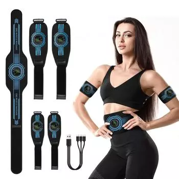 ABS стимулятор мышц, тонер, тренажер для брюшного пресса, пояс для пресса, машина для похудения, живот, рука, нога, сжигание жира, оборудование для фитнеса и тренировок 1belt