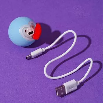 ABS умные автоматические игрушечные шарики для кошек с динамической подсветкой в форме сердца перезаряжаемые движущиеся самоинтерактивные игрушки для кошек красный