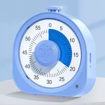 ABS визуальный таймер тайм-менеджмент студенческий таймер вопросов перезаряжаемый таймер обратного отсчета детские часы синий