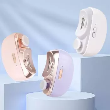 ABS взрослый ребенок триммер для пальцев и ног с длительным сроком службы батареи две настройки скорости ножницы для пальцев ног педикюр розовый белый