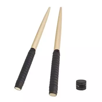 Absdefen Taiko Drum Master Maibachi Taiko легко удлиняется, диаметр набора из 1 сменной рукоятки, включая барабанные палочки, использование, прибл.. 380мм, 20мм, 2, чёрный