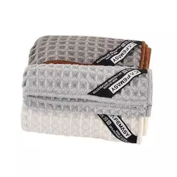 Абсолютно новая прочная салфетка для чистки брусков, белая, 1 шт., 30*30 см, коричневая коричневый