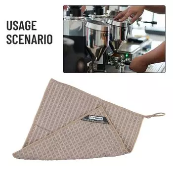 Абсолютно новая салфетка для чистки брусков, белая, 1 шт., коричневая, хлопок коричневый