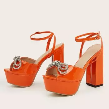 Абсолютно новые летние босоножки на толстой платформе с очень высоким каблуком, модные офисные женские сексуальные босоножки для вечеринок 35