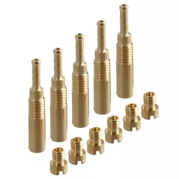 Абсолютно новый комплект главных жиклеров, комплект пилотных жиклеров 35 38 40 42 45 для карбюратора