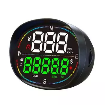 Абсолютно новый проекционный дисплей автомобильные аксессуары одометр 80*54*31 мм ABS+PC черный автомобильный GPS HUD проекционный дисплей автомобиль CHINA