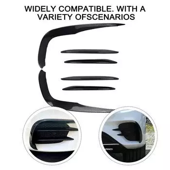 Абсолютно новый высококачественный автомобильный противотуманный фонарь, спойлер переднего бампера, глянцевый черный для Benz EClass W213 для Mercedes