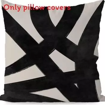 Abstract Geometric Linen Pillow Cover Modern Home Decor For Living Office Room 45x45cm Linen1