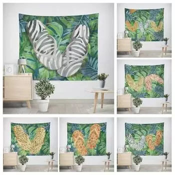 Абстрактные узоры Тапочки Гобелен Офис Гостиная Украшения Дома Настенный гобелен 100x75cm