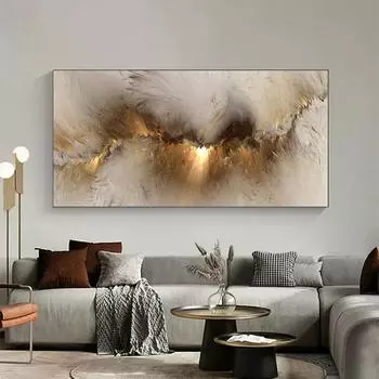 Абстрактная художественная живопись, сталкивающиеся цветочные настенные художественные постеры, современный свет, роскошные украшения для дома, холст, живопись, настенные принты, фотографии 20x40cm Unframed