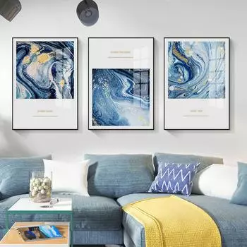 Абстрактная картина маслом ночного неба, настенная художественная картина, постеры «Звездная ночь», холст, картина, скандинавский домашний декор для гостиной 21cm30cm NoFrame