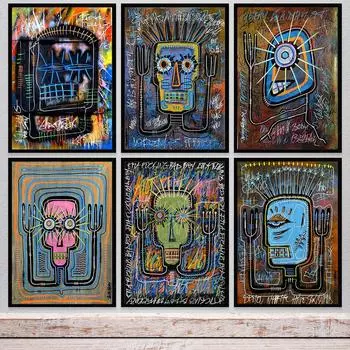 Абстрактная картина маслом, популярные уличные плакаты и гравюры, граффити для украшения дома. 21cm30cm NoFrame