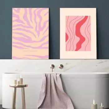 Абстрактная линия Матисса, лицо, коралловые листья, настенная живопись на холсте, плакаты на скандинавскую тему и принты, настенные панно для декора гостиной 21x30cm No Framed