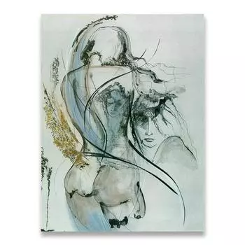 Абстрактная сексуальная картина на холсте для женщин и мужчин, постер для тела, настенные художественные фотографии, украшение для дома для спальни, принт без рамы 21*30cm