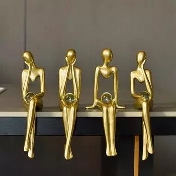 Абстрактная статуэтка, украшение для статуи, украшение для домашнего декора, скульптура для влюбленных, украшение для рабочего стола, скульптура для пары, современное искусство