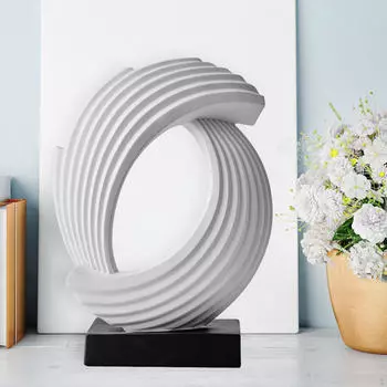 Абстрактная статуя из смолы, статуэтка, ремесло, художественное произведение, настольное украшение, современная скульптура для гостиной