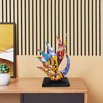 Абстрактная статуя лебедя, скульптура животного, художественные промыслы, настольное украшение, декоративная фигурка для стола Style A