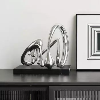 Абстрактная статуя Минималистская скульптура Подарочная креативная настольная декоративная наклейка для украшения