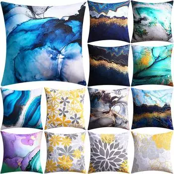 Абстрактная жидкая художественная печать чернил, чехол для подушки, современная гостиная, диван, украшение для спальни, наволочка 40X40CM